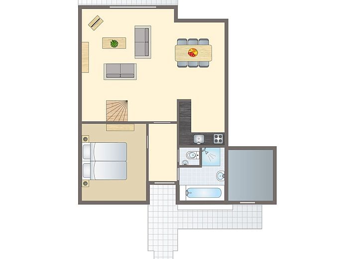 Guest house 454087 - Bungalow Noordzeekust - Beach Resort Ooghduyne | 6-persoons villa | 6C2