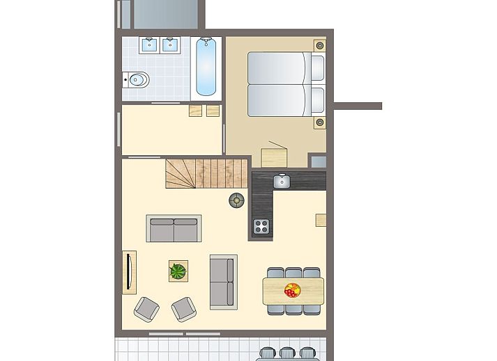 Unterkunft 454088 - Bungalow Noordzeekust - Beach Resort Ooghduyne | 6-persoons kindervilla | 6CK