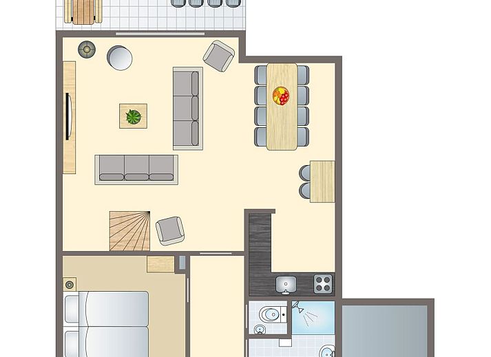 Verblijf 454090 - Bungalow Noordzeekust - Beach Resort Ooghduyne | 8-persoons kindervilla | 8LK