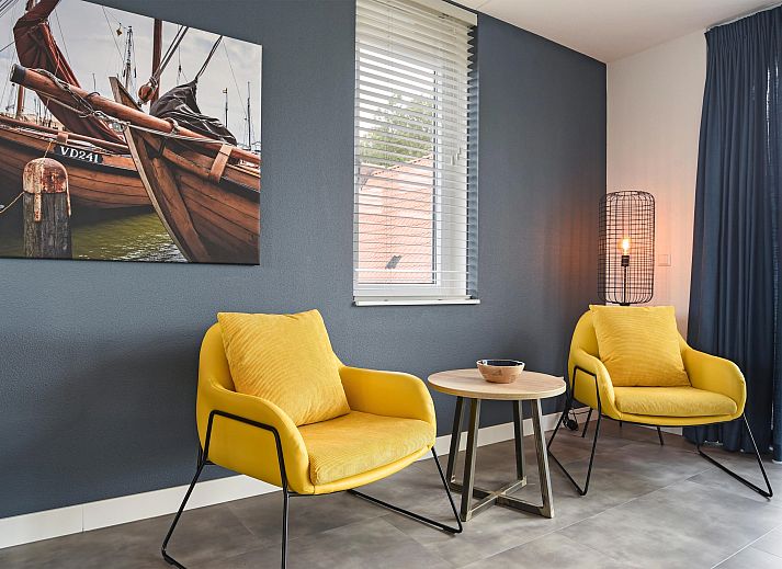 Volendam 4CA appartement in Volendam met traditionele gevels en moderne uitstraling, gelegen aan de IJsselmeerkust, Noord-Holland.