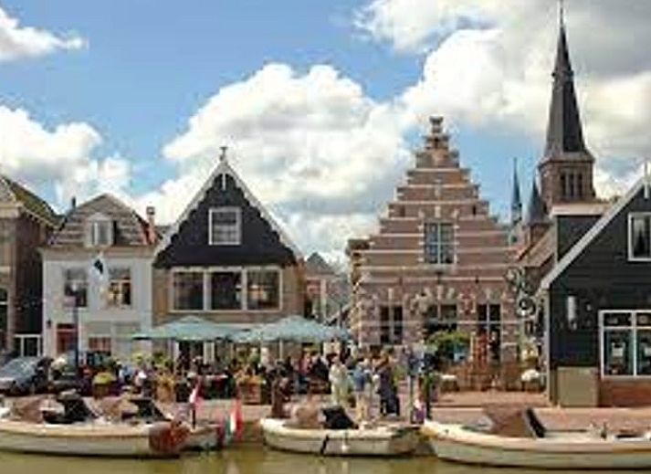 Eingang zum Ferienhaus in Monnickendam, ein charmantes Ferienhaus an der IJsselmeerkueste in Nordholland.