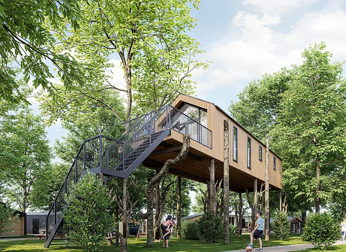 Freistehendes Haus in Enkhuizen, Ferienhaus umgeben von Bumen, bietet ein einzigartiges Wohnerlebnis an der Kste des IJsselmeers in Nordholland.