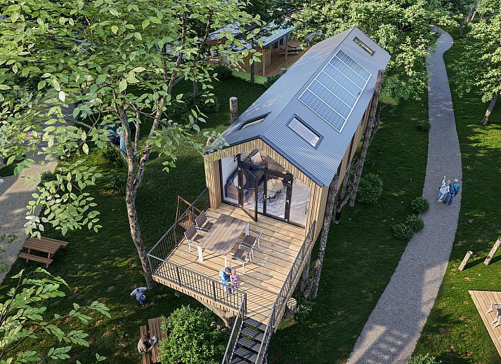 Freistehendes Haus in Enkhuizen, Ferienhaus umgeben von Bumen, bietet ein einzigartiges Wohnerlebnis an der Kste des IJsselmeers in Nordholland.