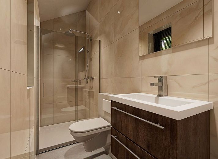 Freistehendes Haus in Enkhuizen, ein Ferienhaus in Nordholland, umgeben von grnen Bumen und einer ruhigen Umgebung an der Kste des IJsselmeers.