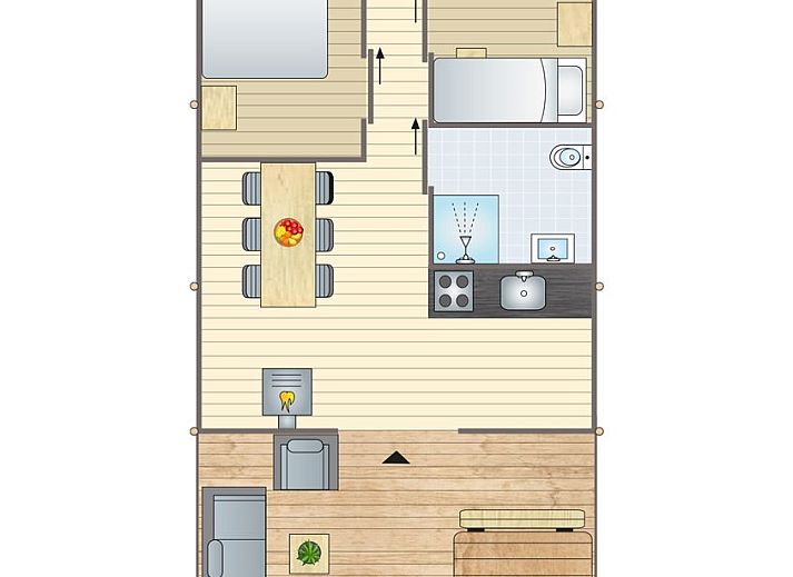 Unterkunft 461617 - Ferienhaus IJsselmeerkust - 4-5-persoons safaritent | 4-5S1