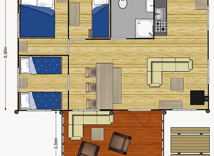 The Stille Heide tent house in Huizen, North Holland, offers a rustic glamping experience with a veranda and surrounding nature on the IJsselmeer coast.