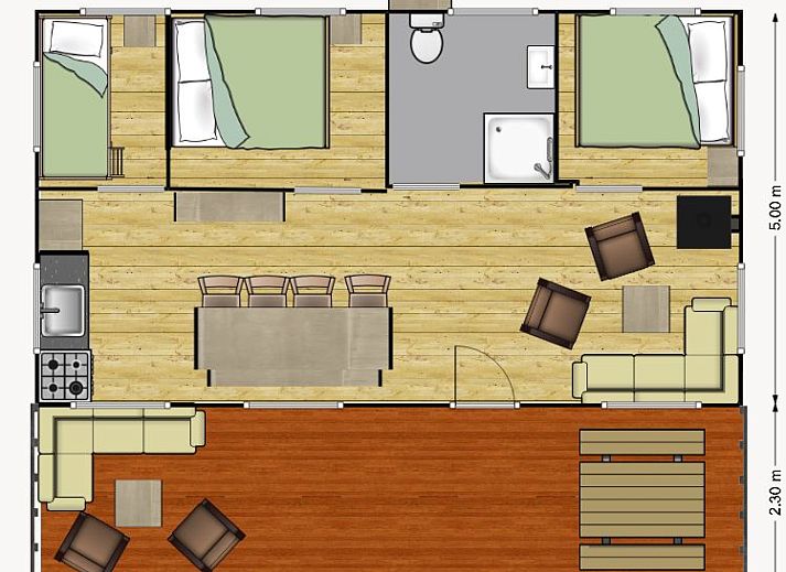 Verblijf 461630 - Tenthuis IJsselmeerkust - De Bosvilla met Kachel