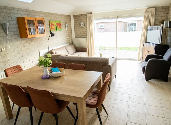 Callantsoog the Seinpost nr 6 bungalow with sunny terrace in Callantsoog, North Sea coast, North Holland.