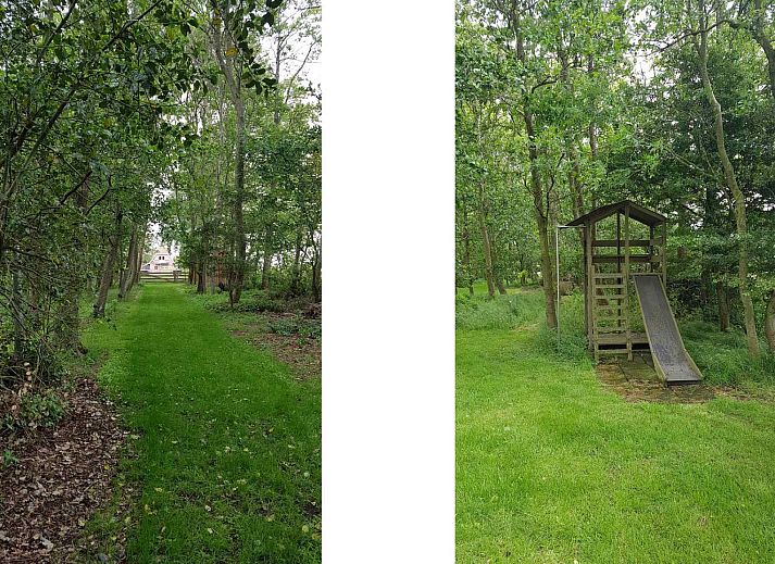 Modern kitchen in vacation home NH351 in 't Zand, North Holland overlooking the countryside.