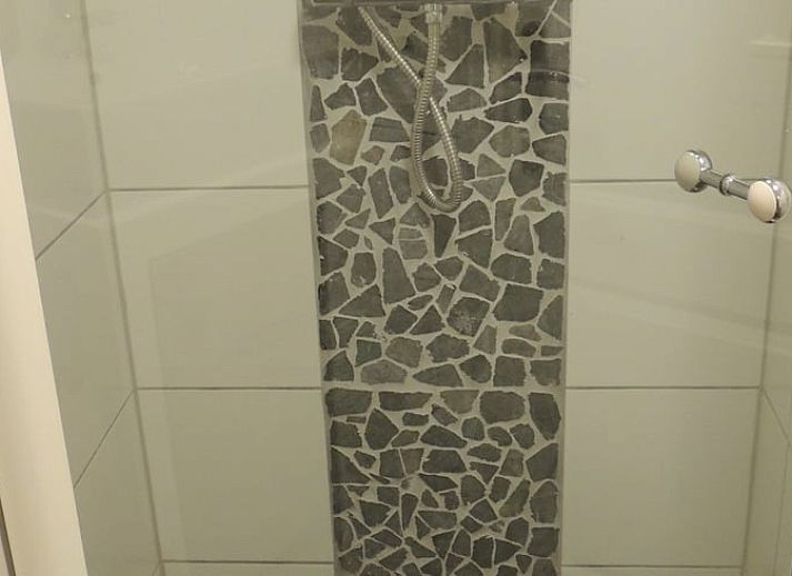 Enjoy the peace and quiet at Huisje in Schoorl, a charming vacation home in North Holland, surrounded by greenery and a sunny terrace.