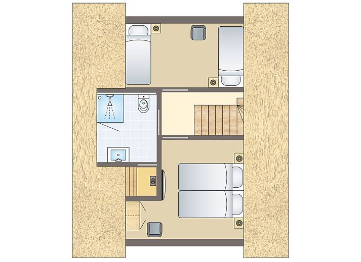 Guest house 4842109 - Bungalow Noord-Holland noord - Berger Duinen | 4-persoons woning | 4EL