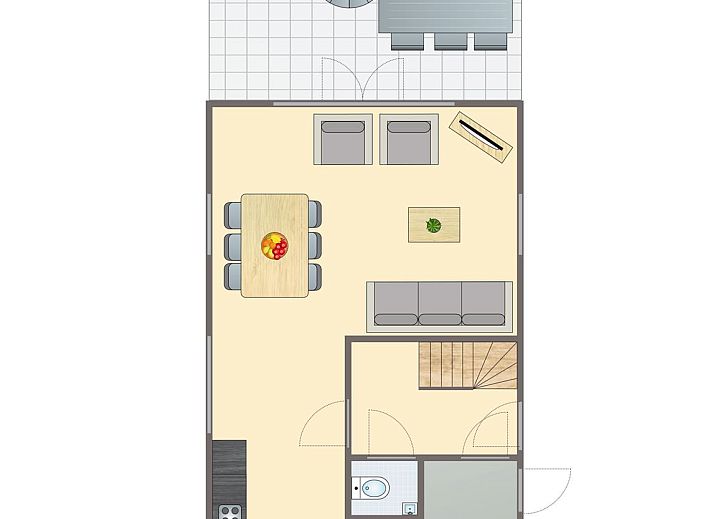 Unterkunft 4842114 - Bungalow Noord-Holland noord - 6 persoons bungalow | 6C