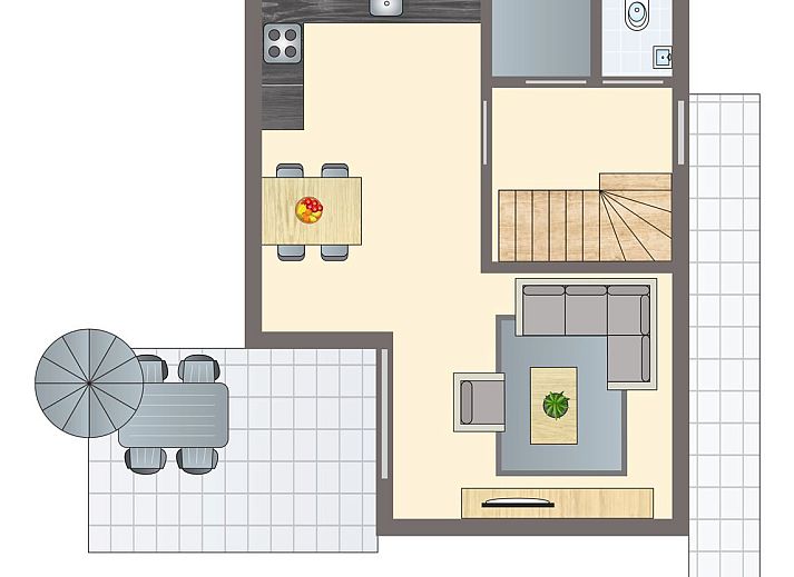 Unterkunft 4842116 - Bungalow Noord-Holland noord - Berger Duinen | 4-persoons woning | 4C