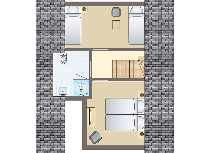 Unterkunft 4842116 - Bungalow Noord-Holland noord - Berger Duinen | 4-persoons woning | 4C