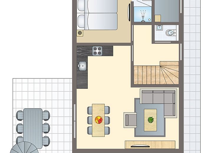 Guest house 4842119 - Bungalow Noord-Holland noord - Berger Duinen | 6-persoons woning | 6C