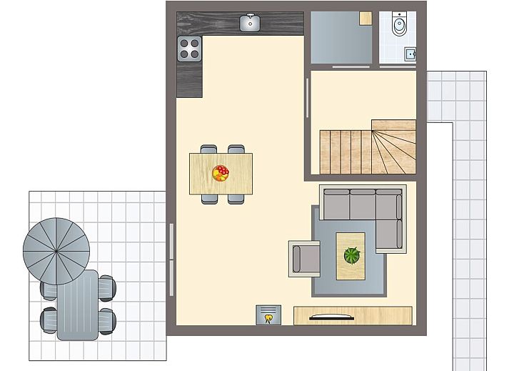 Guest house 4842121 - Bungalow Noord-Holland noord - Berger Duinen | 4-persoons woning | 4L