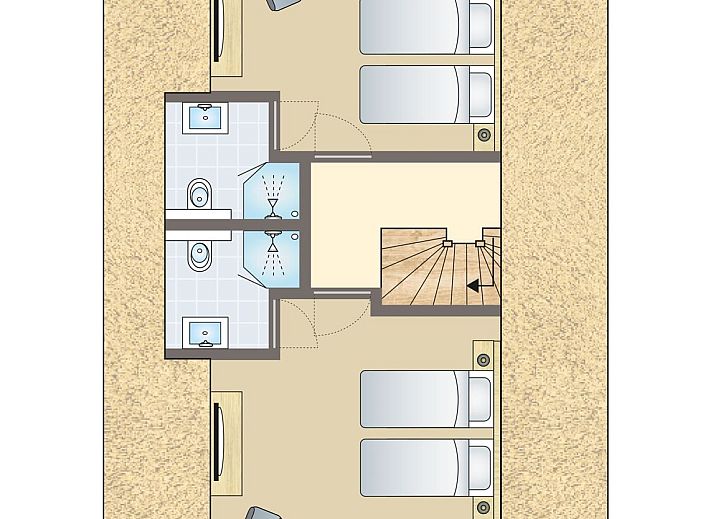 Guest house 4842151 - Bungalow Noord-Holland noord - 8-persoons woning | 8EL