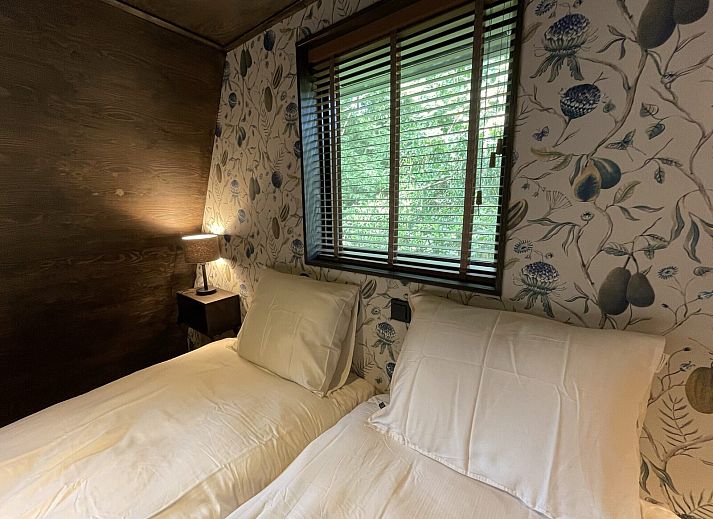 Terrace of the 6-person Dune Lodge with Charging Point in Schoorl, North Holland. Ideal place for relaxation and nature experience.