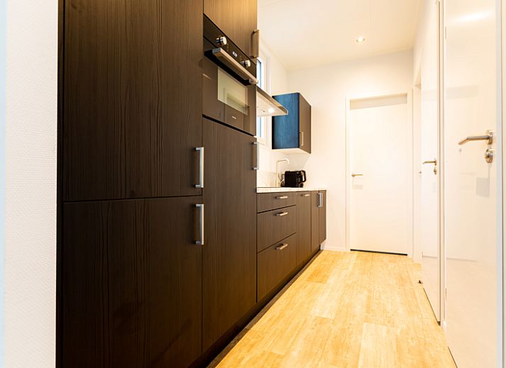 Grundriss von Modul Special 4 Personen, Ferienhaus in Berkhout, Nordholland. Gemuetliche Aufteilung mit Terrasse und moderner Ausstattung.