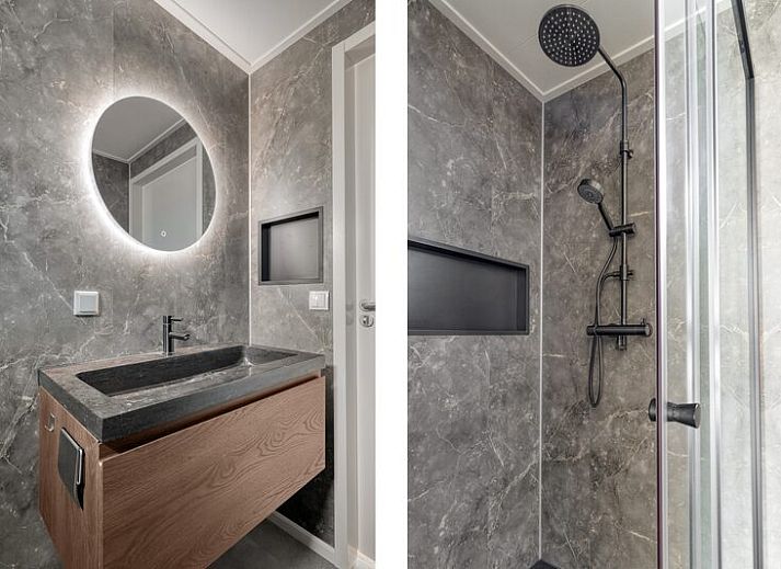 Slaapkamer in Natuurhoeve 6 personen, Berkhout. Comfortabele bedden en rustige sfeer in vakantiehuis Noord-Holland.