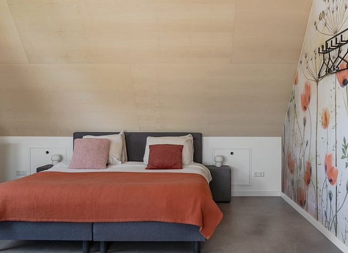 Moderne keuken in Vakantiehuisje in Markenbinnen, Noord-Holland, compleet met kookfaciliteiten en gezellige inrichting.