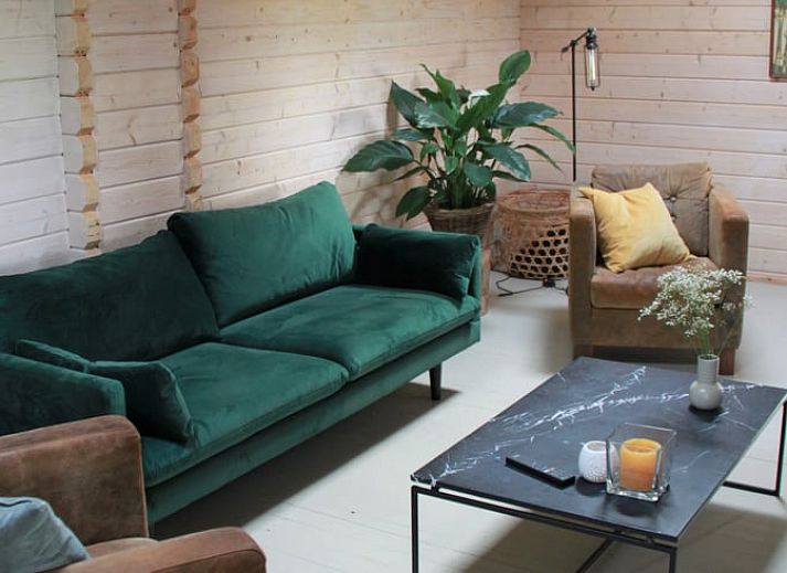 Blick aus dem Esszimmer des Ferienhauses in Amsterdam, gelegen in der schoenen Landschaft von Amsterdam eo.