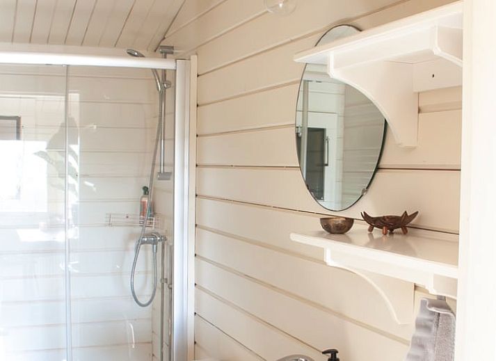 Stimmungsvoller Abend im Holiday home in Amsterdam, einem rustikalen Ferienhaus in Nordholland.