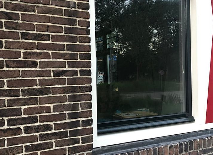Artful dining area in Holiday home in Amsterdam, unique decorations in vacation home North Holland.