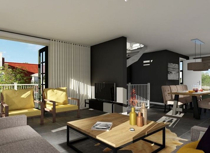 RESORT POORT VAN AMSTERDAM in Uitdam, vakantiehuis met ruime veranda en uitzicht op Noord-Hollandse natuur.