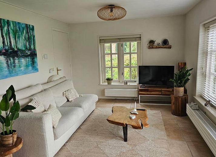 Gezellige veranda van Vakantiehuisje in Nutter, perfect voor ontspanning in Twente, Overijssel.