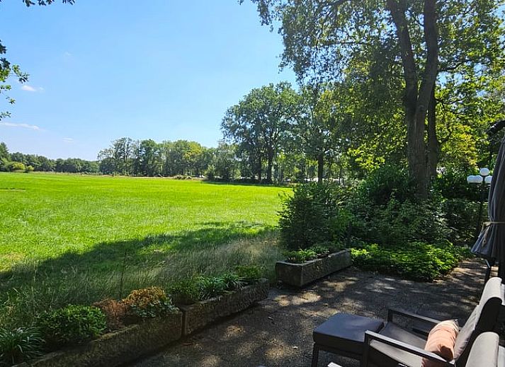 Sfeervolle woonkamer van Vakantiehuisje in Nutter, comfortabel verblijf in Twente, Overijssel.