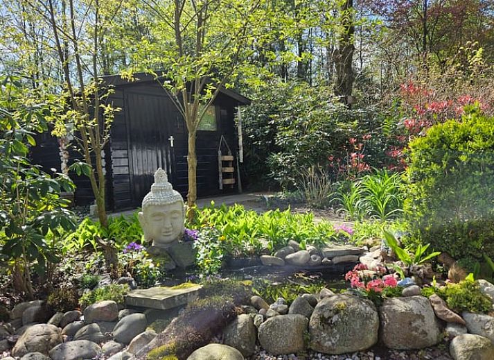Sfeervolle woonkamer van Vakantiehuisje in Nutter, comfortabel verblijf in Twente, Overijssel.