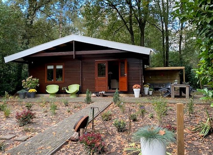 Rustiek vakantiehuis Huisje in Nutter, gelegen in het serene Nutter, Twente, omringd door weelderige natuur en voorzien van een uitnodigend terras.