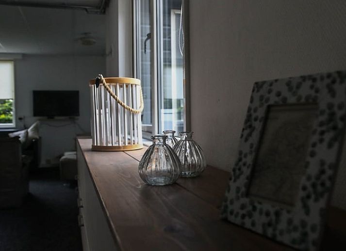 Gemuetliches Ferienhaus Cottage in Den Ham in der gruenen Natur von Twente, Overijssel, mit einladender Veranda und umgeben von ueppiger Vegetation.