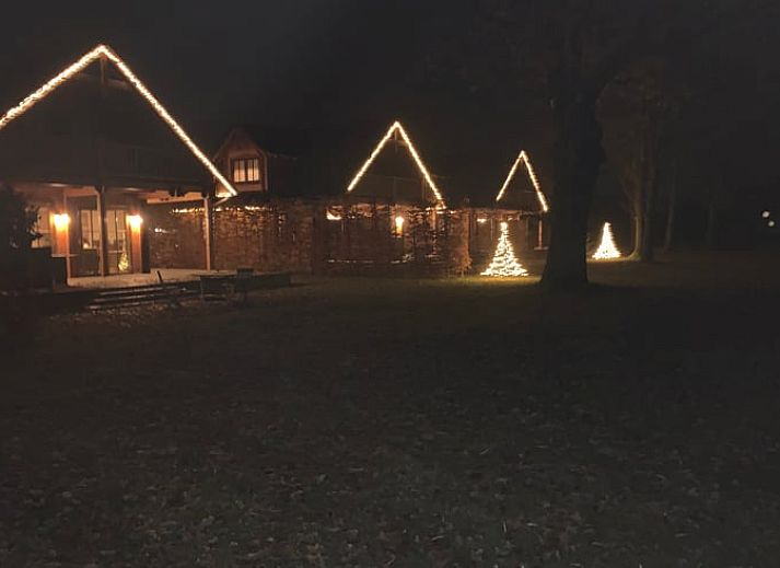Vacation home in Den Ham offers a charming wooden porch in Twente, Overijssel.