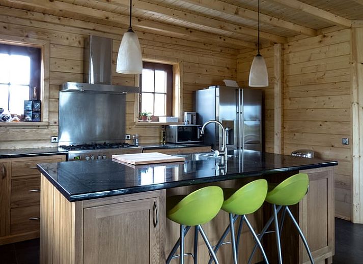 Vacation home in Den Ham offers a charming wooden porch in Twente, Overijssel.