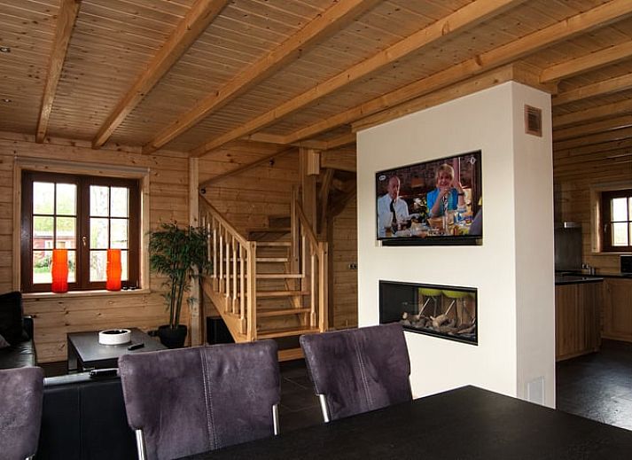 Vacation home in Den Ham offers a charming wooden porch in Twente, Overijssel.