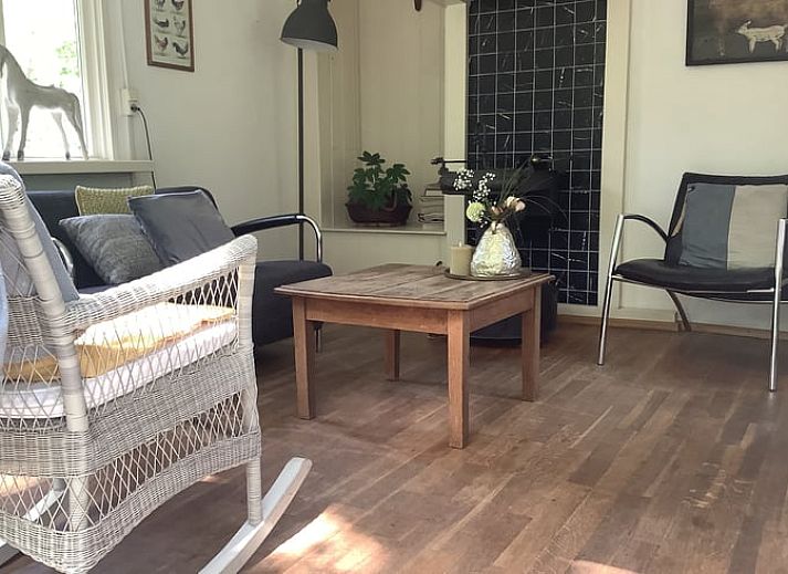 Zonnig terras bij vakantiehuis in de Lutte, Twente, perfect voor ontspanning in Overijssel.