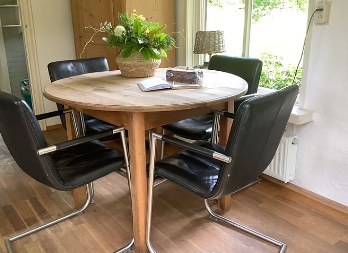 Zonnig terras bij vakantiehuis in de Lutte, Twente, perfect voor ontspanning in Overijssel.