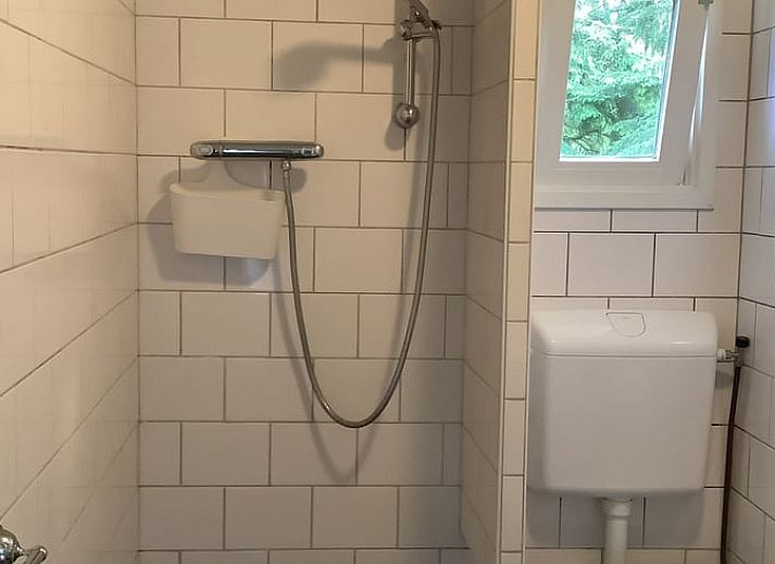 Sfeervol pad door de natuur rondom vakantiehuis in de Lutte, Twente, Overijssel.