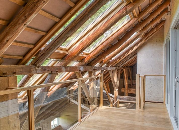 Cycling at barn in the green surroundings of Cottage in Beuningen, Twente, Overijssel.