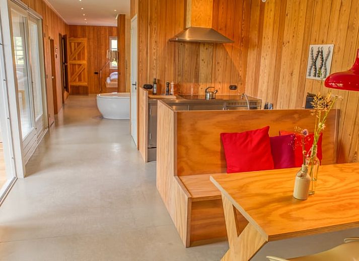 Cycling at barn in the green surroundings of Cottage in Beuningen, Twente, Overijssel.