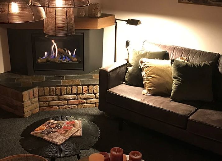 Cottage in Weerselo, Ferienhaus in Twente, Overijssel mit roten Ziegeln und gruener Umgebung.