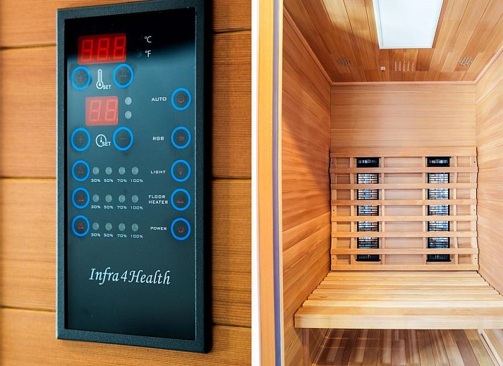 Ruime woonkamer van vakantiehuis Billie in Reutum, Twente met open keuken en comfortabele zitruimte.