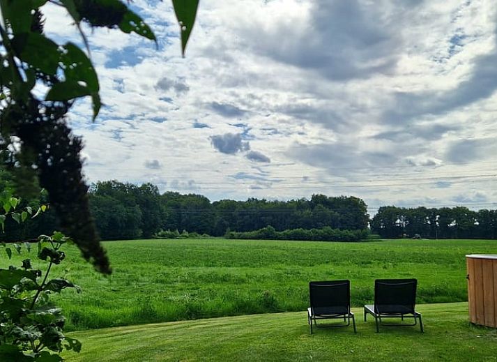Aerial photo of Holiday home in Ambt Delden on the river in Twente, Overijssel