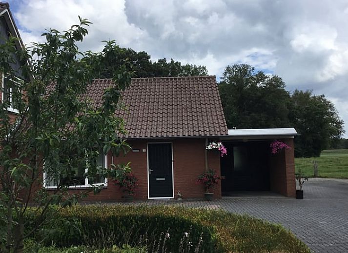 Cottage in Rossum, vacation home in Twente, enjoy the serene nature with grazing cows in the area of Overijssel.