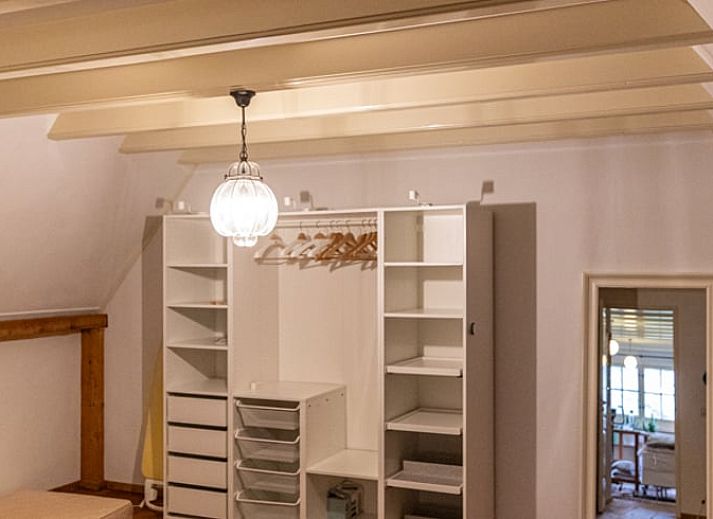 Cozy kitchen corner of cottage in Hengelo, Twente, with authentic wooden elements in Overijssel.