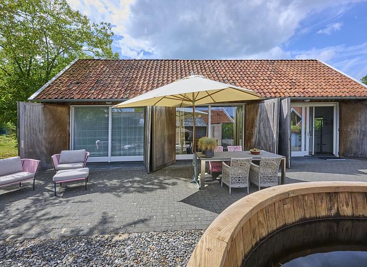 Attraktives Schlafzimmer im Design Farmers Barn Twente, Ferienhaus in Haaksbergen, Twente.