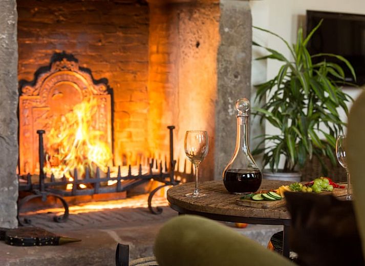 Aerial photo of House in Haaksbergen, a vacation home surrounded by green nature in Twente, Overijssel, with expansive views.