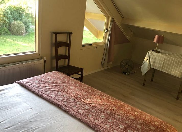 Groene tuin van Huisje in Diepenheim, vakantieverblijf in Twente met bloeiende hortensia's.